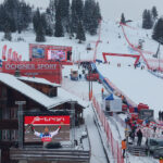 LED Wand am Fis Ski Weltcup in Adelboden